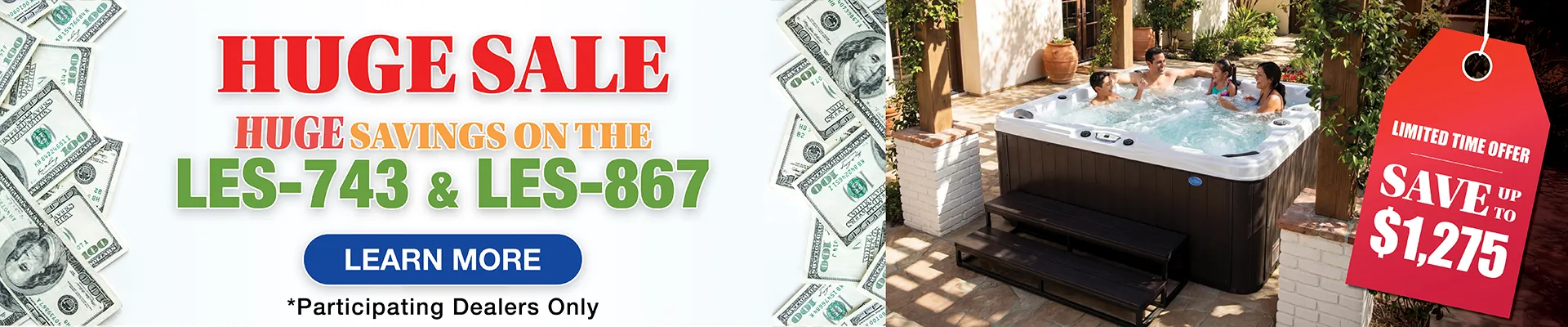 Calspas hot tub being used in a family setting - Raleigh