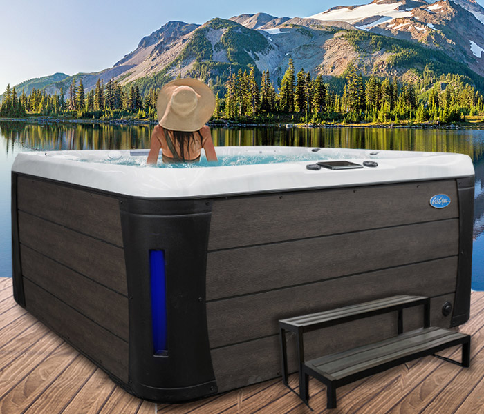 Calspas hot tub being used in a family setting - hot tubs spas for sale Raleigh